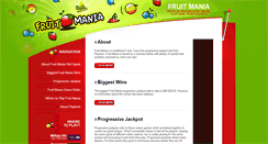 Desktop Screenshot of fruitmania.net